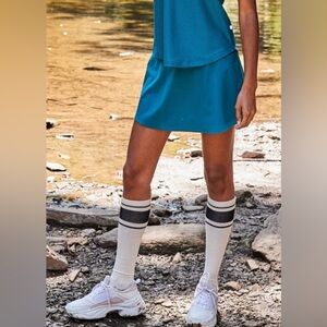 Addison Bay Teal Skort